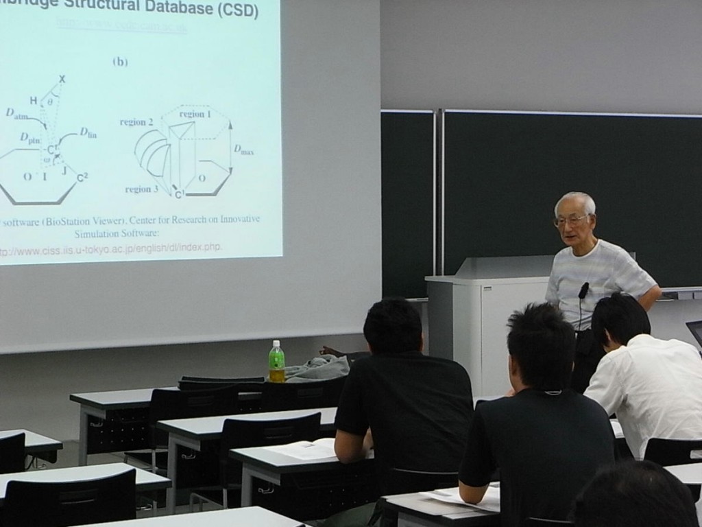 2014/9/16 特別講義「CH/π水素結合 〜化学と生化学における含意〜」が開催 日本大学生産工学部 応用分子化学科 2014/9/16 特別講義「CH/π水素結合 〜化学と生化学における含意〜」が開催 日本大学生産工学部 応用分子化学科