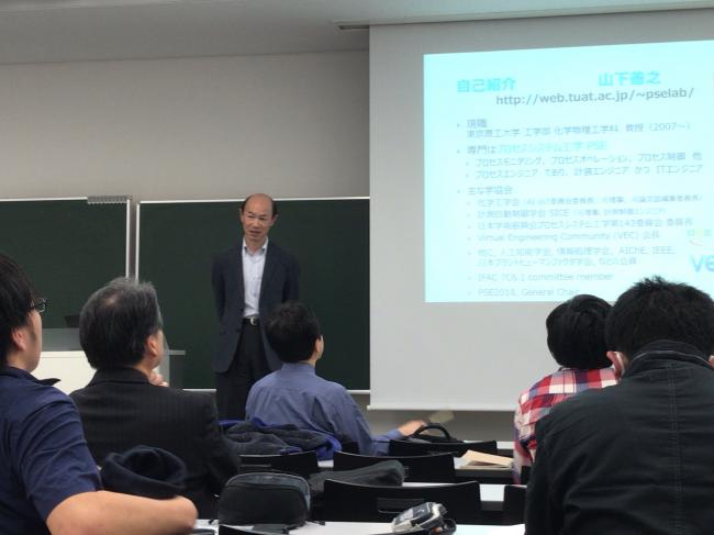 山下先生のご講演の様子